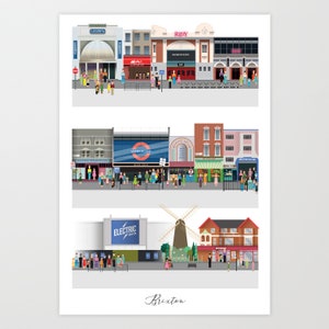 Brixton London A3 Poster (unframed)