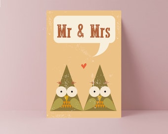 Mr & Mrs  Card