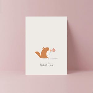 Niedliche Dankeskarte | Danke für alles | "Kleine Karte ""Danke"" |  Beste Freundin | Bruder Mama | Papa | Schwester | Lehrer