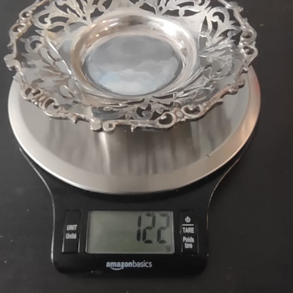 Egyptian Silver nut / candy dish 900/1000 fineness.  Extremely Rare.