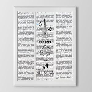 Bard Class - Dungeons and Dragons Wall Print