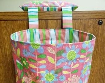 Thread Catcher, Scrap Caddy, Scrap Bag With Pin Cushion