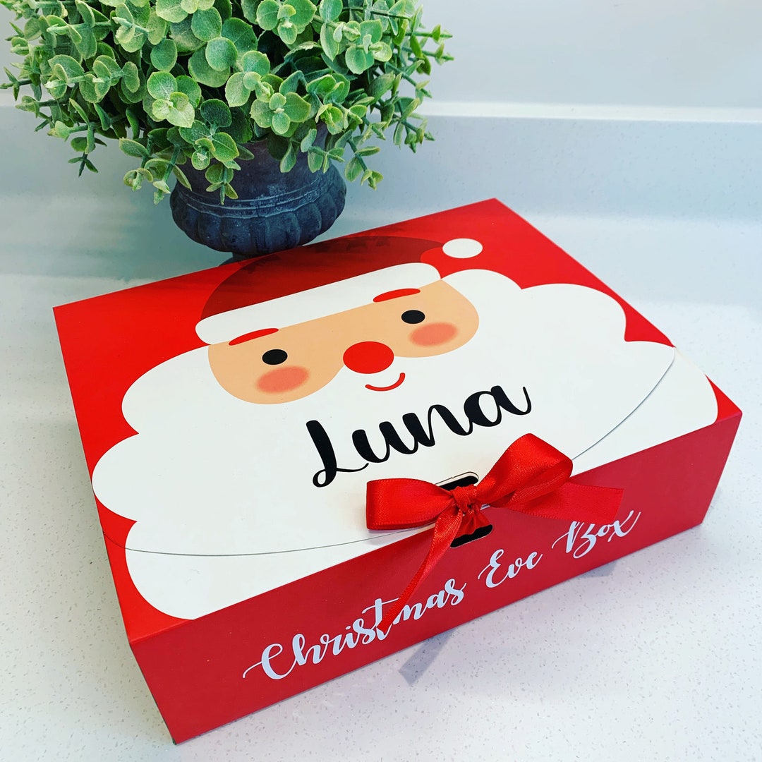 Personalised Christmas Eve Box Santa Reusable Eco Friendly Gift - Etsy UK