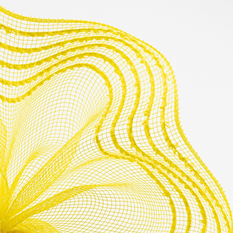Bordered Mesh 10.25in Drift Border Mesh: Yellow (10 Yards) - Etsy