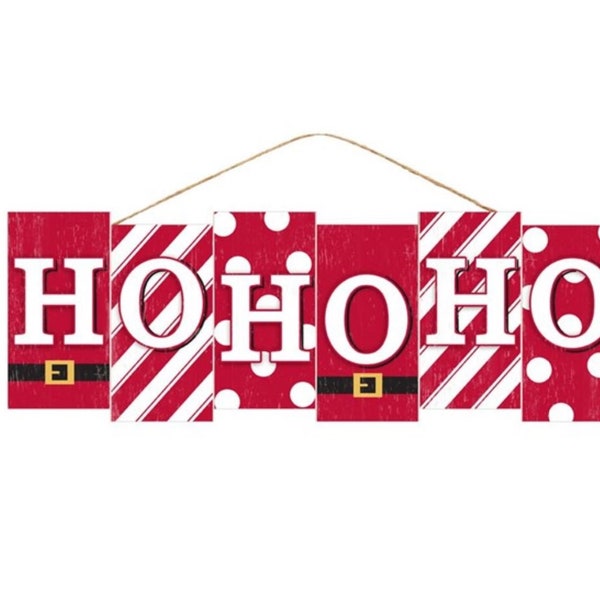 Ho Ho Ho Sign - Etsy