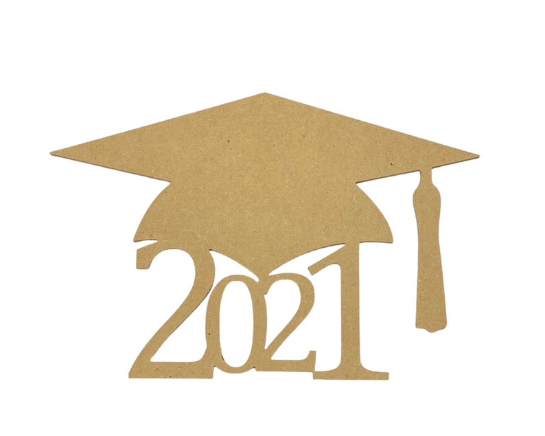 Graduation Cap Wood Cutout Unfinished Wood Etsy