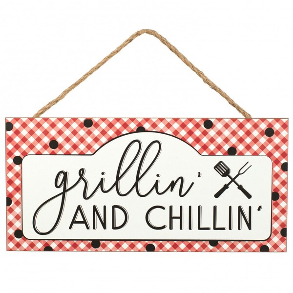 Grillin and Chillin Sign - Etsy