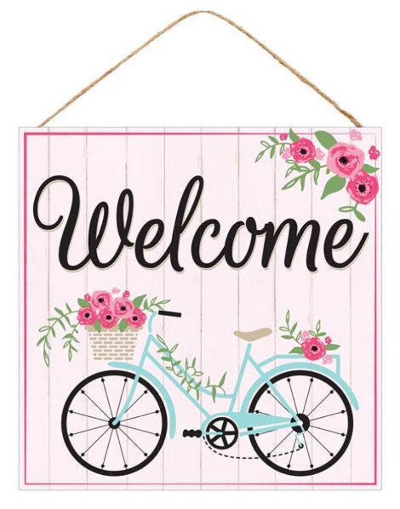 10 Wooden Sign Bicycle Etsy