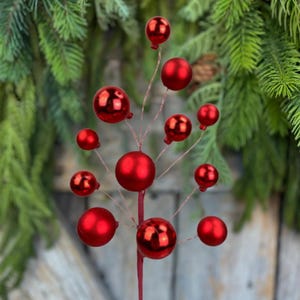 40 cm Ornament Ball Pick: Rot