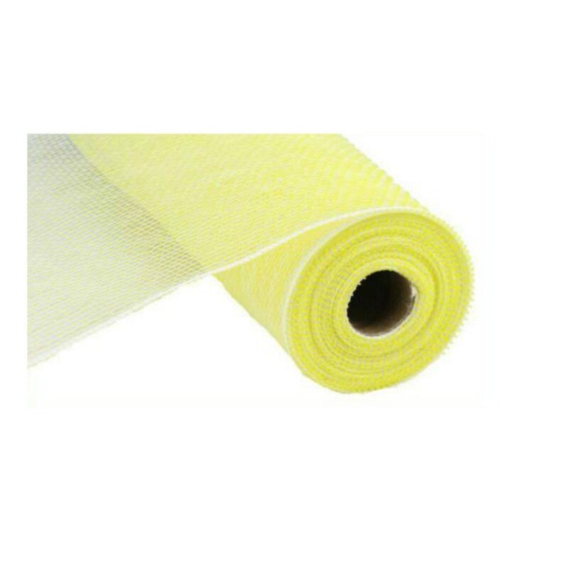 10 inch yellow burlap roll