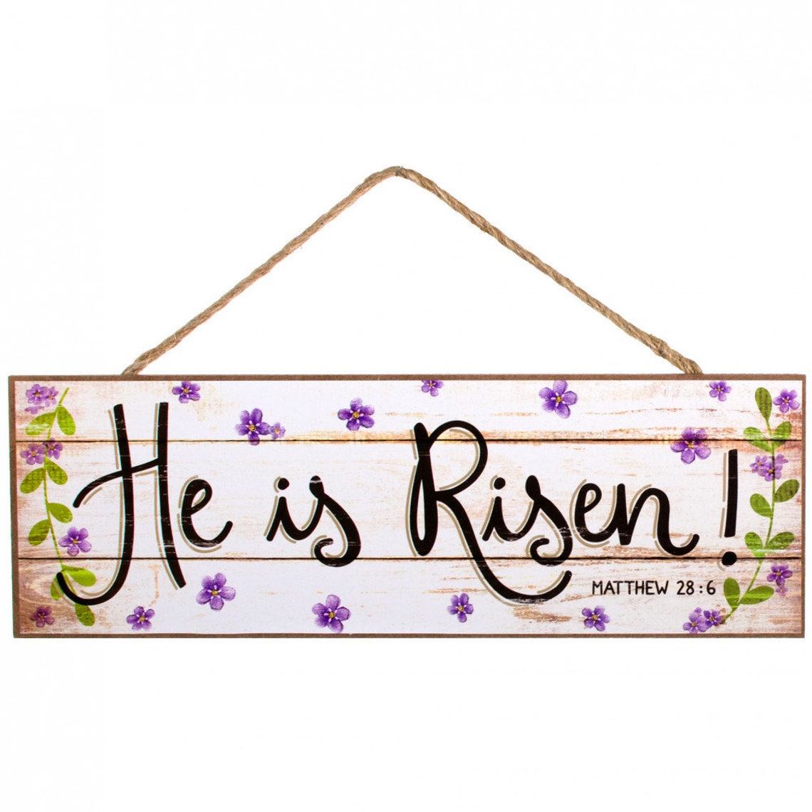 15 Wooden Sign He is Risen Etsy