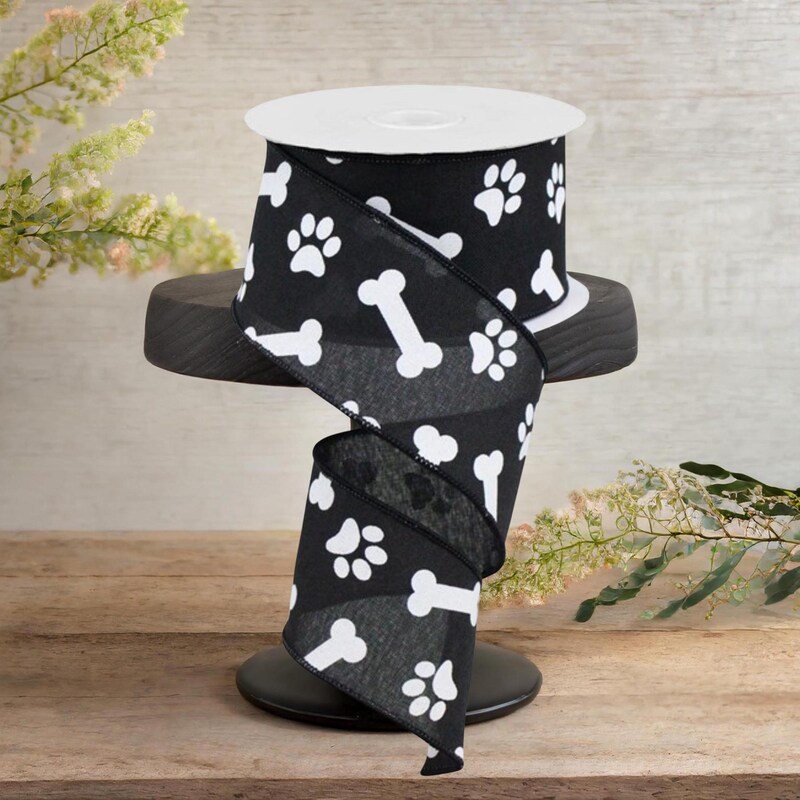 Paw Print Ribbon - Etsy
