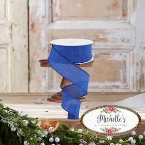 1.5in Royal Canvas Ribbon: Royal Blue (10 Yards)