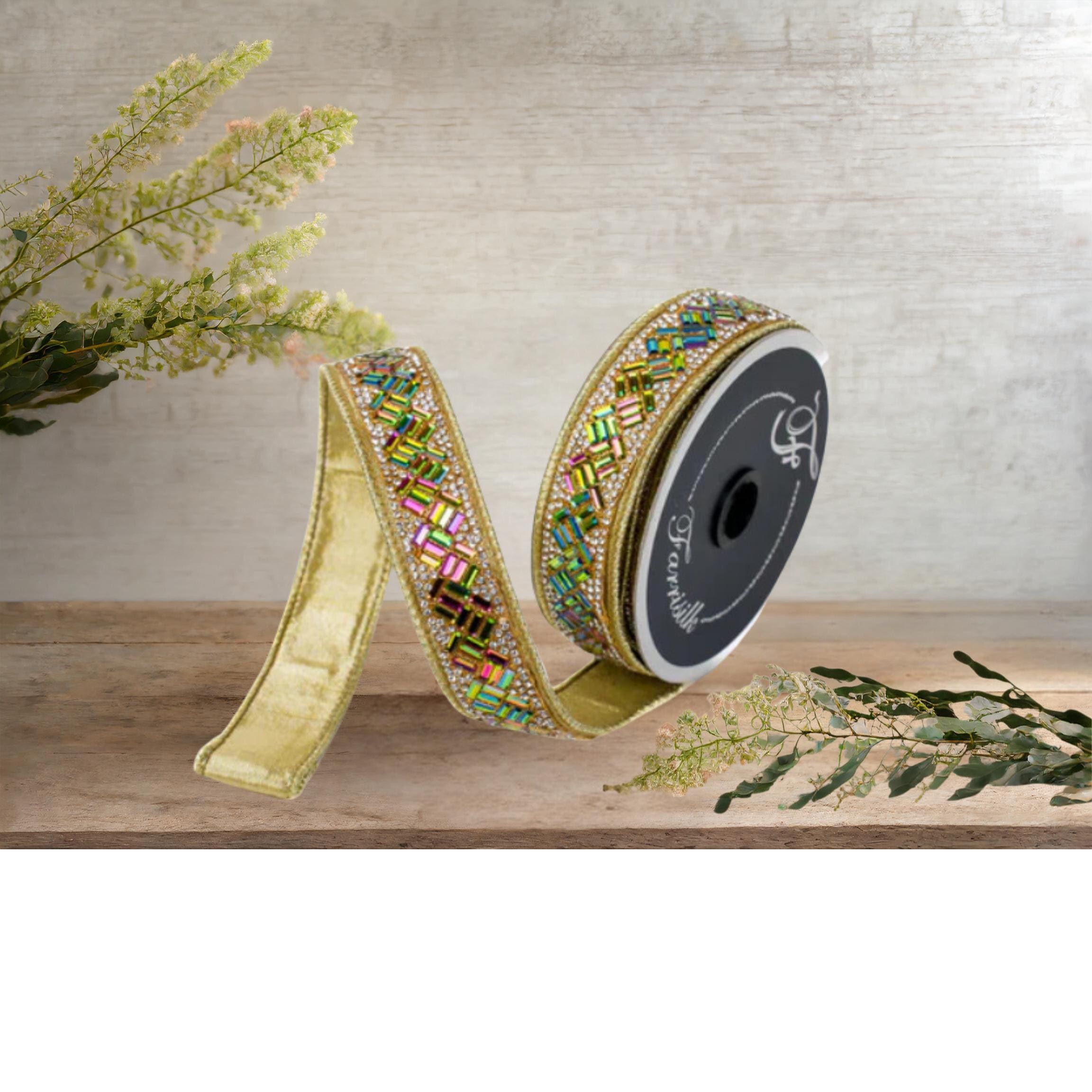 1.5in Jubilee Jewel Ribbon: Multi (5 Yards) - Etsy