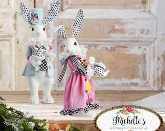 Tea Party Dressed Bunny