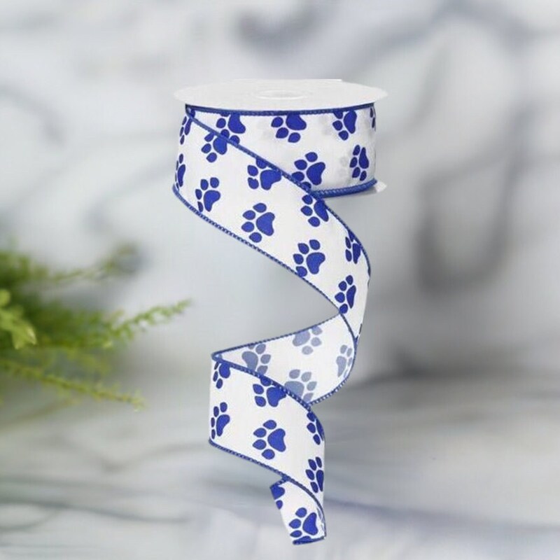 Paw Print Ribbon - Etsy