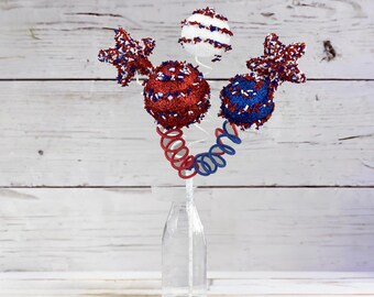 16in Patriotic Cake Pop Spray