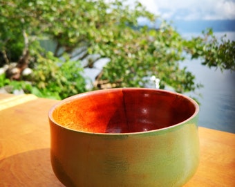 Fairytale-grade Bowl "Bayberry Green" 13cm|5 1/4"