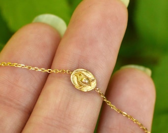 Bransoletka Wren z 18-karatowego złota