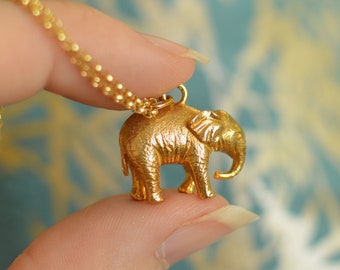 Gold hotsell elephant charm