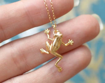 Gold frog jewelry sale