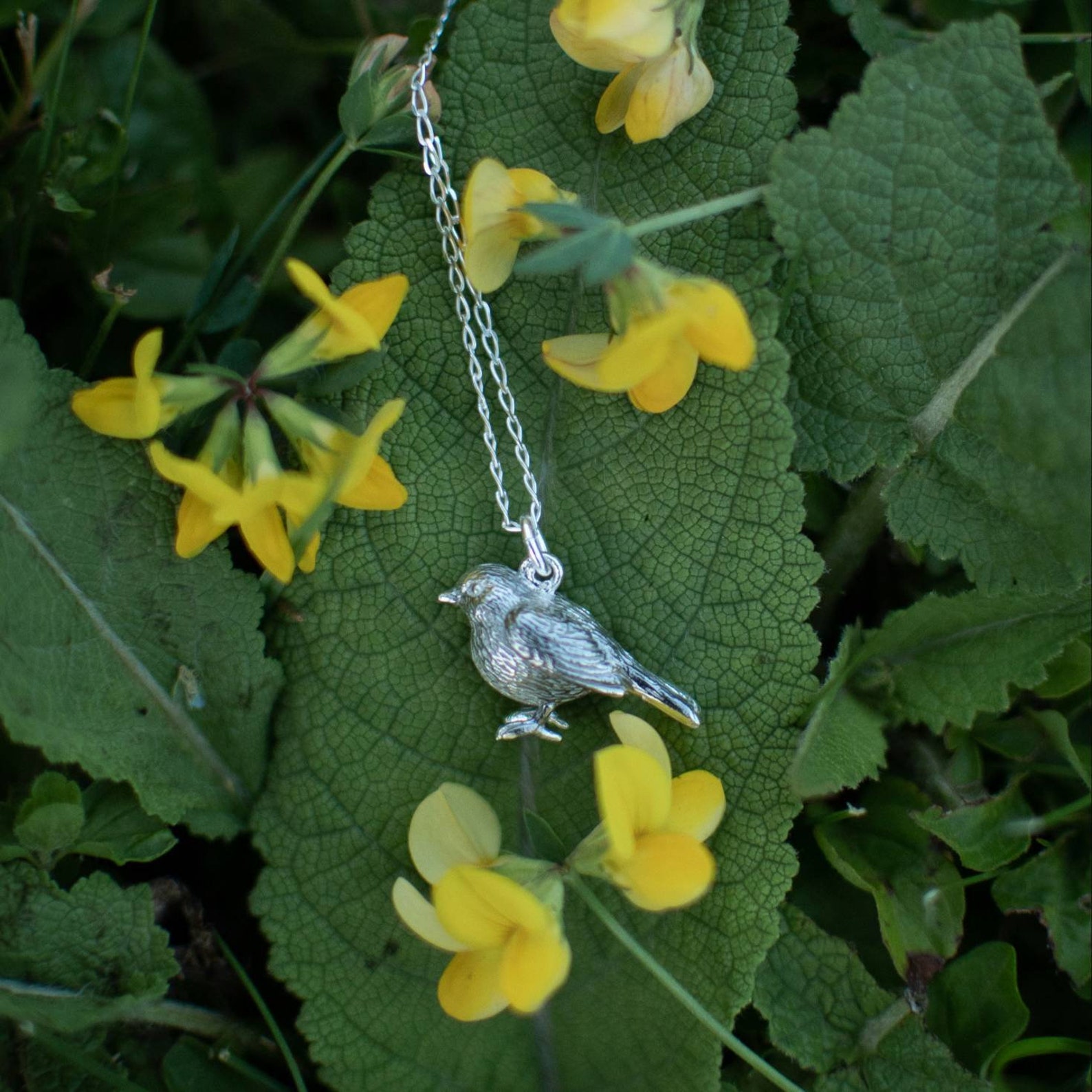 Handmade Gold/silver/solid 9ct Gold Robin Pendant and Chain Etsy UK