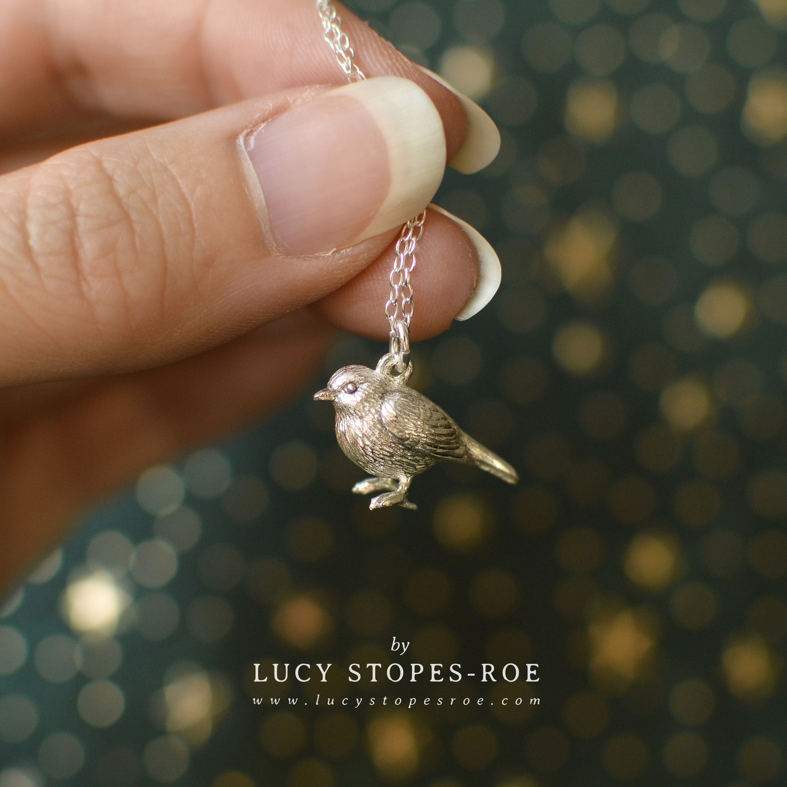 Handmade Gold/silver/solid 9ct Gold Robin Pendant and Chain Etsy UK