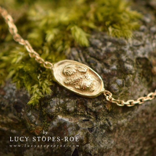 18ct Solid Gold Rabbit Bracelet