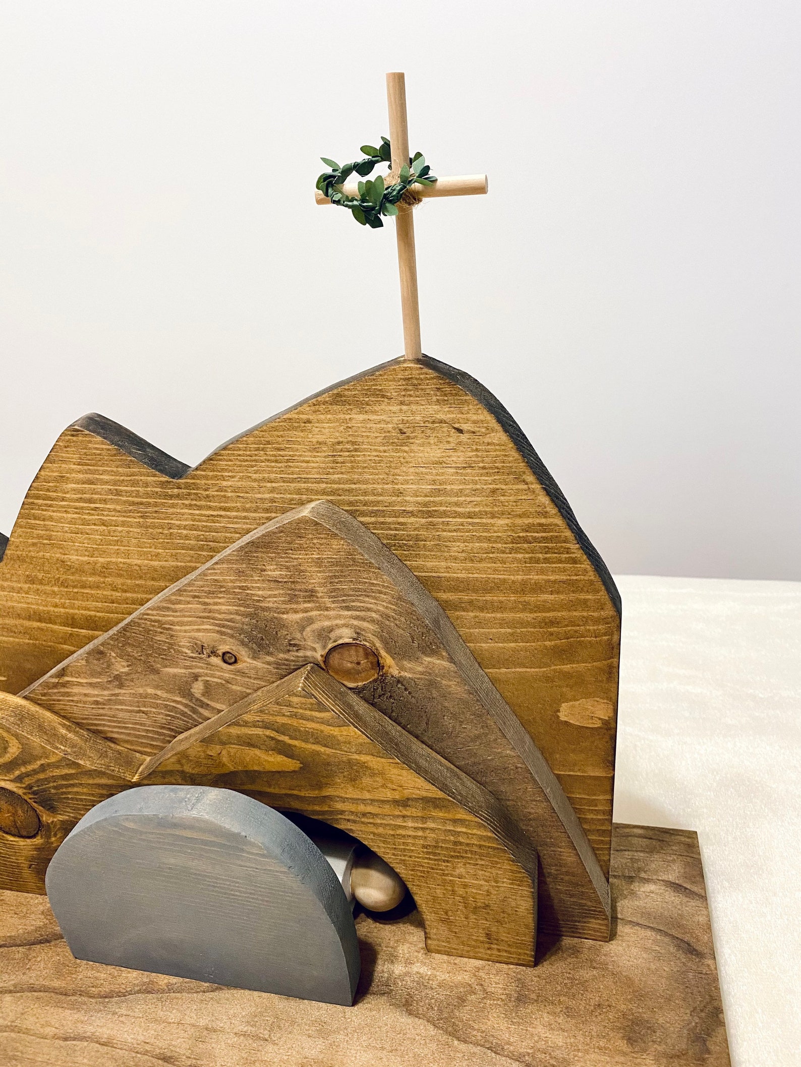 Easter scene the empty tomb Resurrection scene He is Etsy