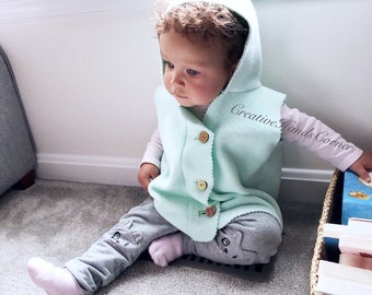 baby hooded vest