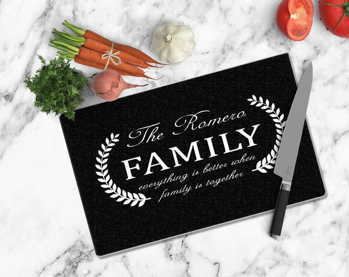 Personalized Cutting Board-Custom cutting board-Home Decor-Housewarming gift-cheese board-Wedding gift-Anniversary-Monogram-Chopping Board
