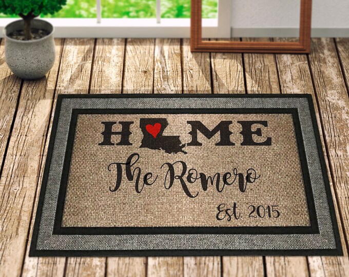 Custom Doormat, Personalized Doormat, Door mat, Personalized Door mat, Welcome Doormat, Custom Welcome Mat, Front Door Mat, Family Door Mat,