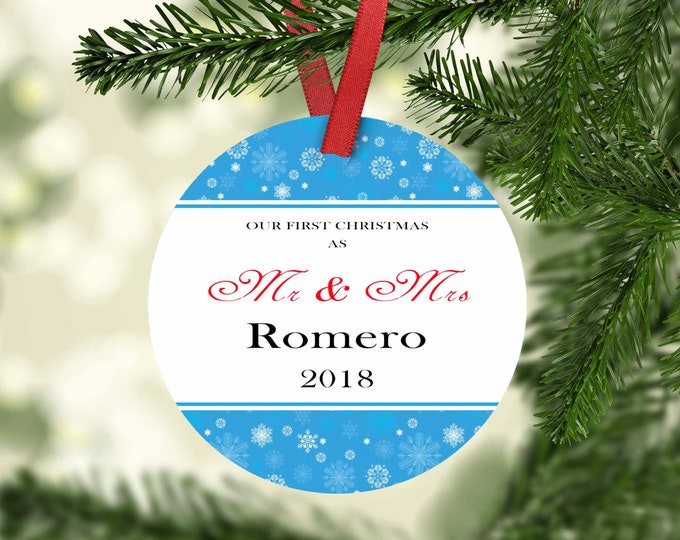 First Christmas Ornament,Housewarming gift,Married,Our first home,custom ornament,Personalized ornament,Gifts for her,Porcelain ornament