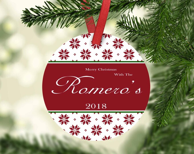 Merry Christmas Ornament,Housewarming Gift,Ornament,Christmas,Custom Ornament,Personalized Ornament,Gifts for her,Porcelain Ornament,Holiday