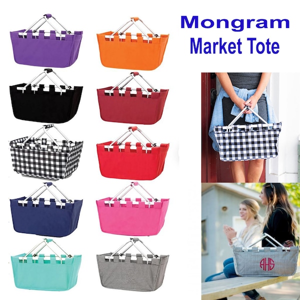 Monogram Market Basket, Monogram Large Basket, Personalized Basket, Monogram Gift Basket, Monogram Picnic Basket, Monogrammed Easter Basket