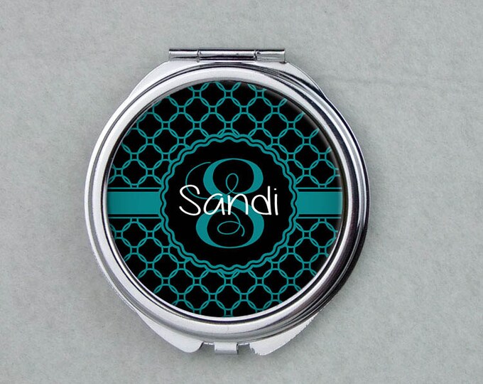 Personalized Compact Mirror, Personalized Bridesmaids Gifts, Purse Mirror,Morher Day,Birthday Gifts,Christmas Gifts, Customized Mirror