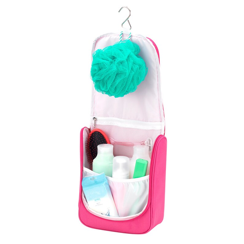 personalised hanging toiletry bag