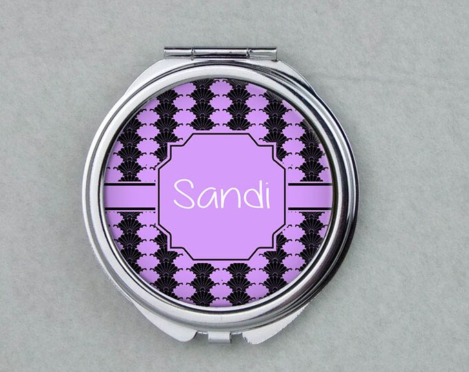 Personalized Compact Mirror, Bridesmaid Gifts, Purse Mirror, Birthday Gift, Christmas Gift, Mother of Bride, Mother of Groom, Pocket mirror