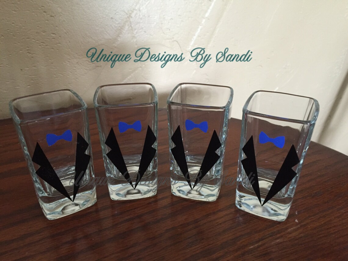 Personalized Shot Glasses Bachelor Party Shot Glasses Etsy