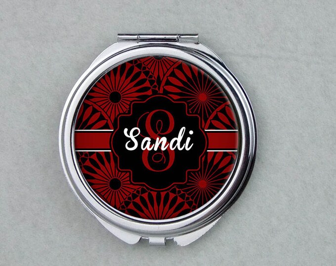Personalized Compact Mirror, Personalized Bridesmaids Gifts, Purse Mirror,Birthday Gifts,Christmas Gifts, Customized Mirror