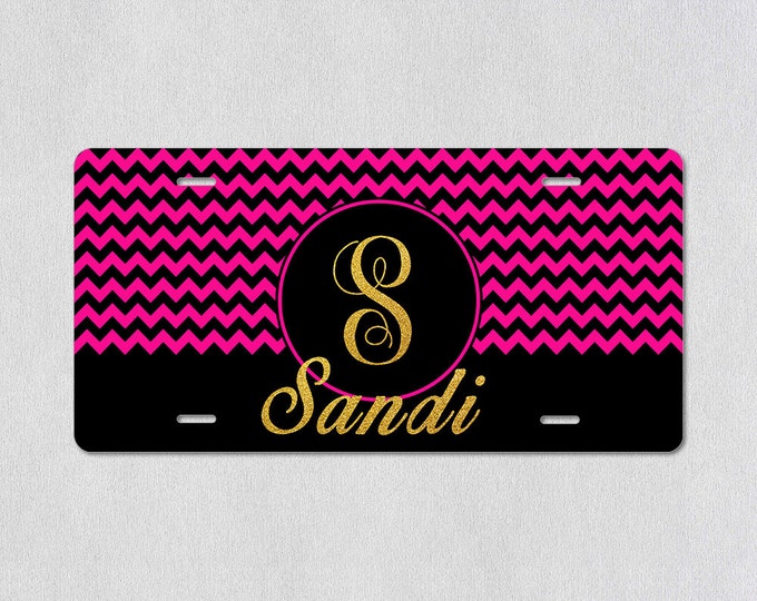 License Plate-Personalized Car Tag-Monogram License Plate-Personalized License-Monogram Car Tag-16th Birthday Gift for girls-Car Tag-License