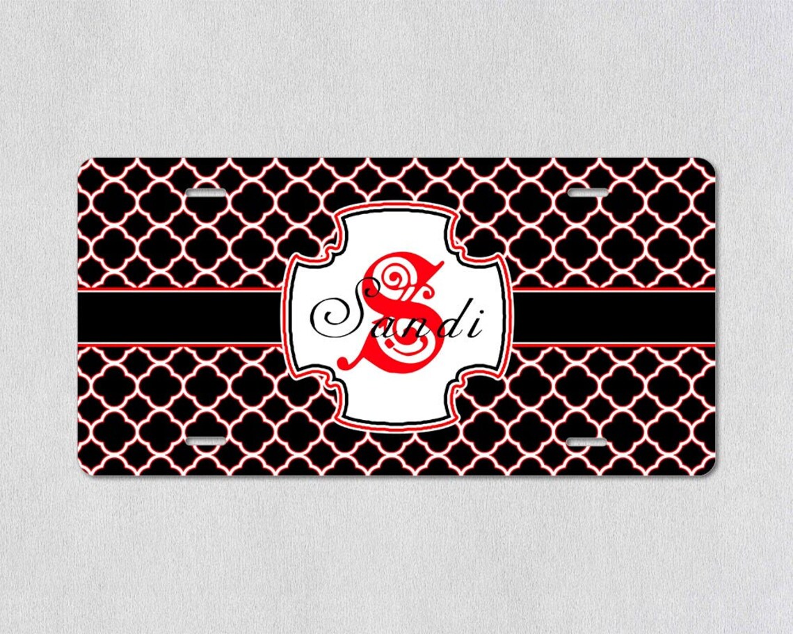 License Platepersonalized Car Tagmonogram License Etsy
