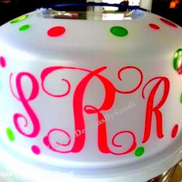 Personalized Cake Carrier,cake carrier,cake carriers,cake container,plastic cake carrier,personalized cake dome,cake storage,