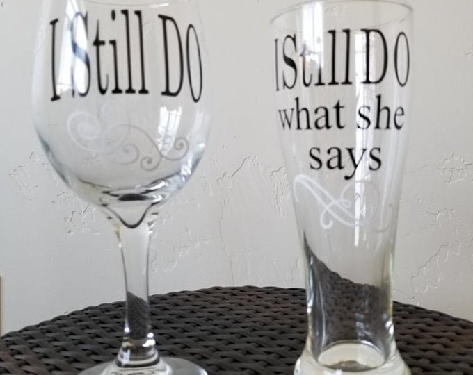 I still do wine glass set Custom Order For A Customer