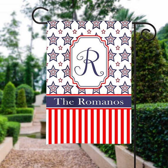 Personalized Garden Flag Fleur De Lis Garden Flag Etsy