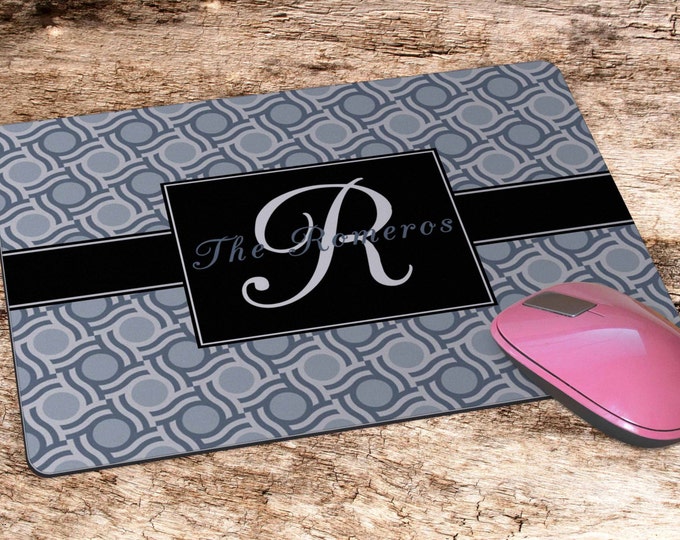 Personalized Mouse Pad, Monogrammed Mouse Pad, Mousepad, Custom Mouse, Custom Mousepad,Pad,Monogrammed Mousepad, Mouse Pad #2
