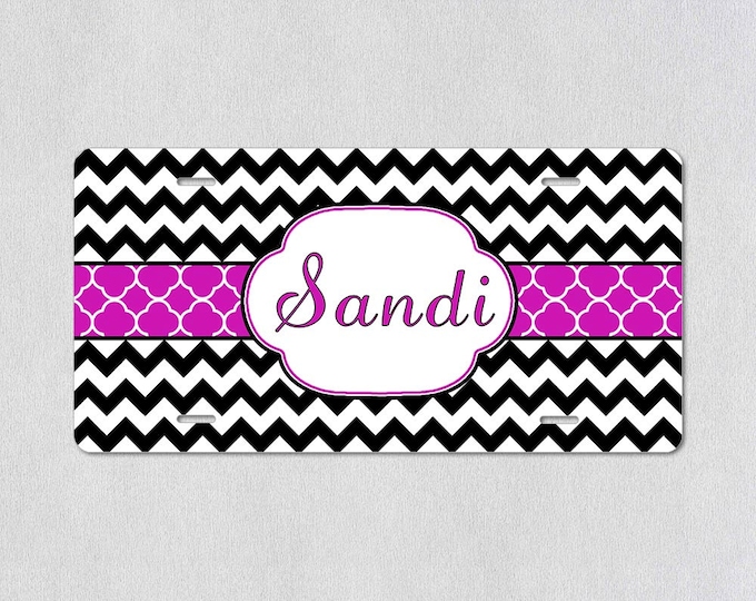 License Plate-Personalized Car Tag-Monogram License Plate-Personalized License-Monogram Car Tag-16th Birthday Gift for girls-Car Tag-License