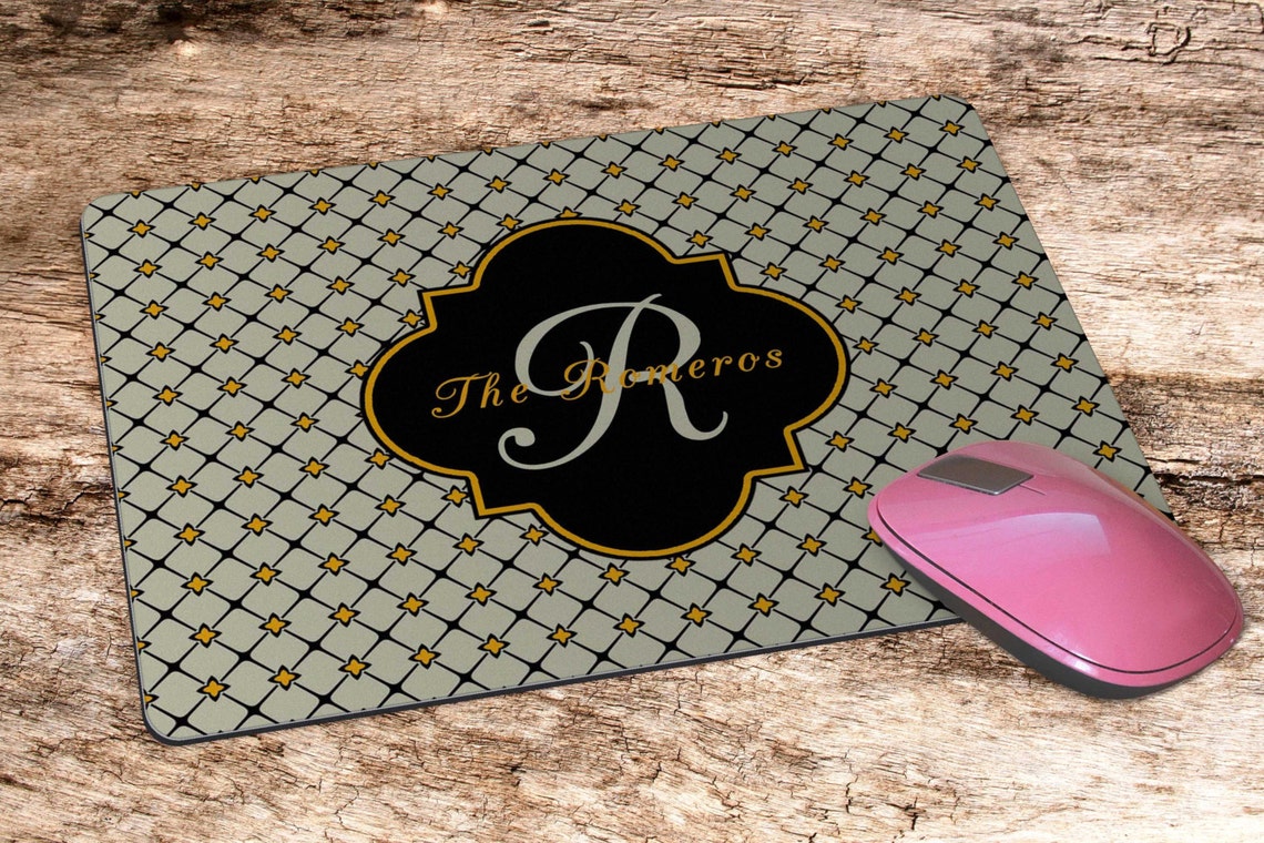 Personalized Mouse Pad Monogrammed Mouse Pad Mousepad Etsy UK