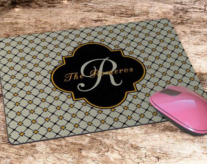 Personalized Mouse Pad, Monogrammed Mouse Pad, Mousepad, Custom Mouse, Custom Mousepad,Pad,Monogrammed Mousepad, Mouse Pad #6