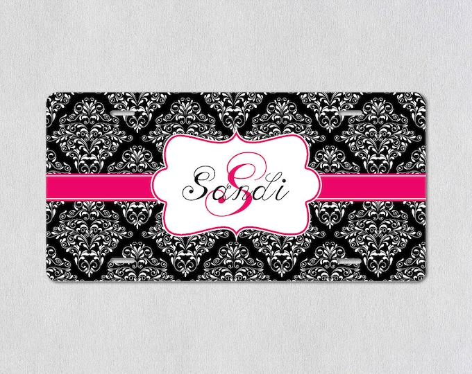 License Plate-Personalized Car Tag-Monogram License Plate-Personalized License-Monogram Car Tag-16th Birthday Gift for girls-Car Tag-License